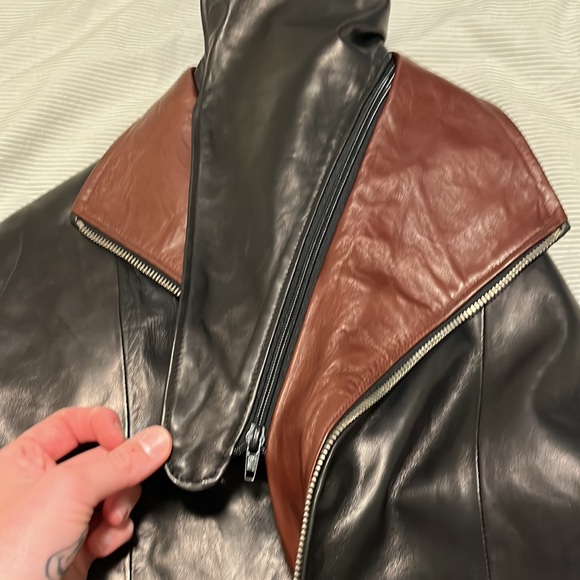 Vera Pelle women’s hooded leather jacket - Picture 5 of 5
